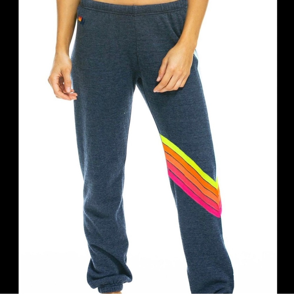 AVIATOR NATION NAVY BLUE SWEATPANTS